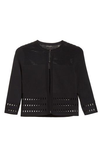 Women's Ted Baker London Rihanon Texture Knit Cardigan - Black
