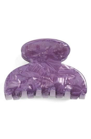 France Luxe 'small Couture' Jaw Clip, Size - Purple