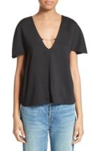 Women's T By Alexander Wang Crepe Top With Chain Detail