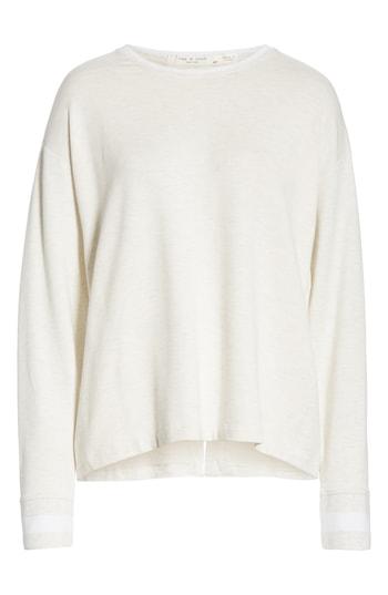 Women's Rag & Bone/jean Reily Split Back Top - Grey