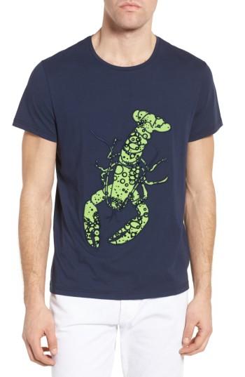 Men's Vilebrequin Flocked Bubble Embroidered T-shirt - Blue