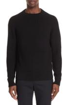 Men's Dries Van Noten Ribbed Wool Sweater - Black
