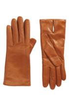 Women's Max Mara Ragusa Leather Gloves .5 - Brown