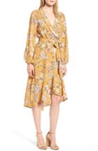 Women's Bobeau Faux Wrap Dress - Yellow