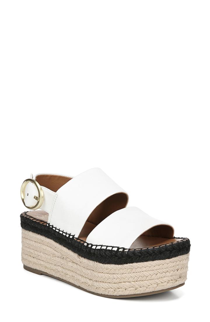 Women's Sarto By Franco Sarto Mariana Platform Sandal M - White