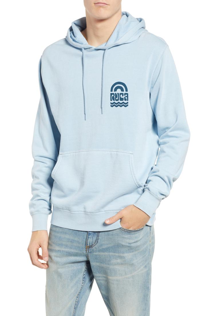 Men's Rvca Ptc Graphic Hoodie - Blue