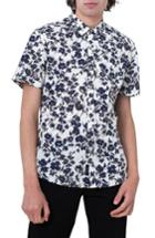 Men's 7 Diamonds Magnificent Floral Print Sport Shirt - Ivory