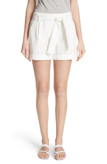 Women's Lafayette 148 New York Greenpoint City Shorts - White