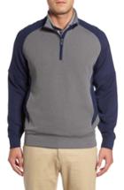 Men's Bobby Jones R18 Chapman Tech Quarter Zip Pullover - Blue