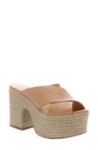 Women's Schutz Lora Platform Wedge Sandal M - Beige