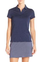 Women's Nike 'victory Texture' Golf Polo - Blue