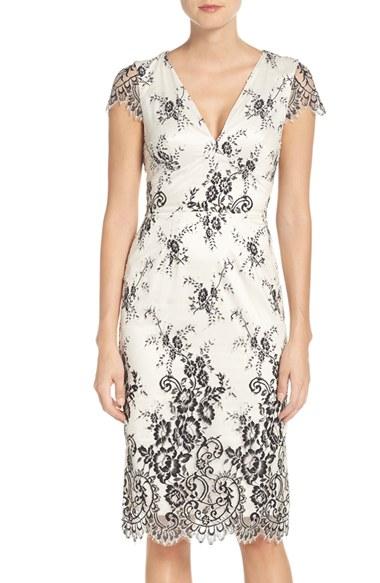 Women's French Connection Lace Sheath Dress - Ivory