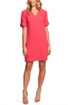 Women's Cece Bow Trim Shift Dress - Pink