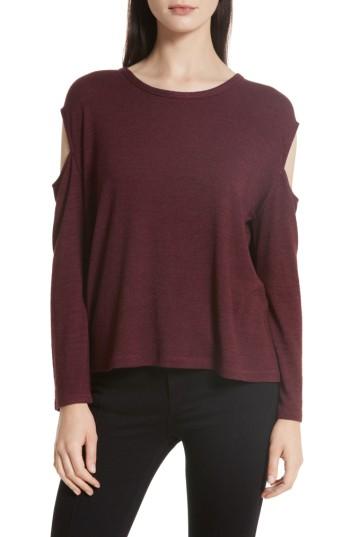 Women's Rag & Bone/jean Slash Cutout Tee, Size - Red