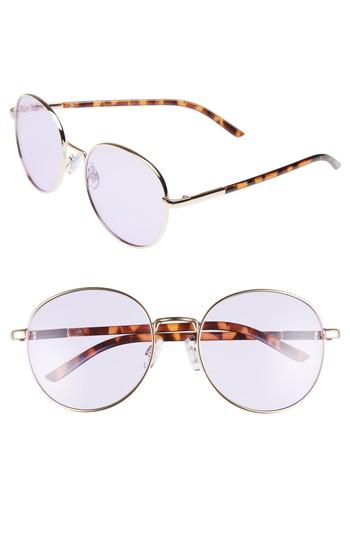 Women's Bp. 55mm Round Sunglasses - Gold/ Purple