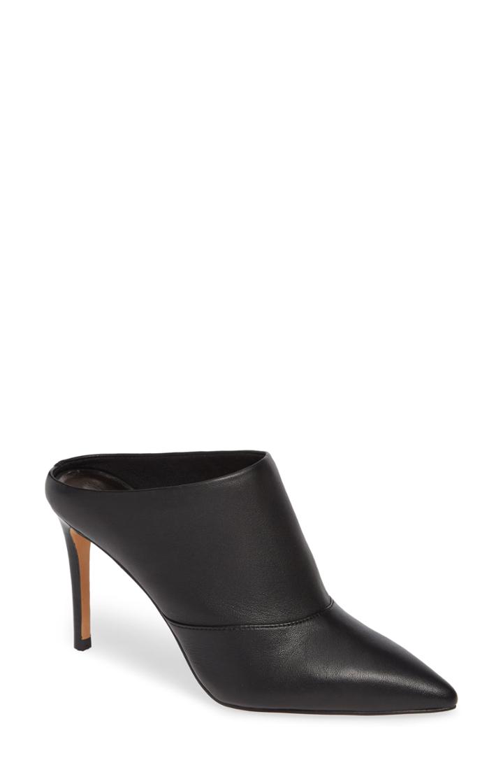 Women's Dolce Vita Cinda Pointy Toe Mule .5 M - Black