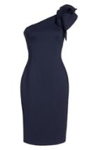 Women's Eliza J One-shoulder Ruffle Sheath Dress - Blue