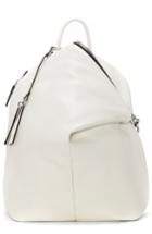 Vince Camuto Small Giani Leather Backpack - White