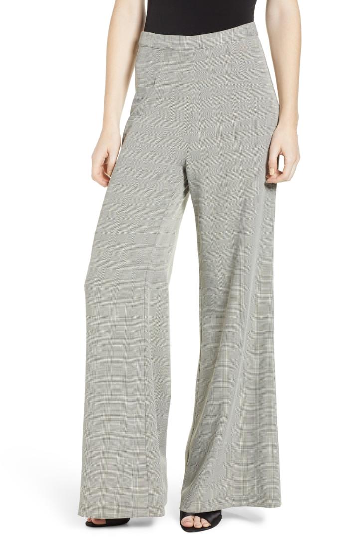 Women's Wayf Andrea Wide Leg Pant, Size - Green