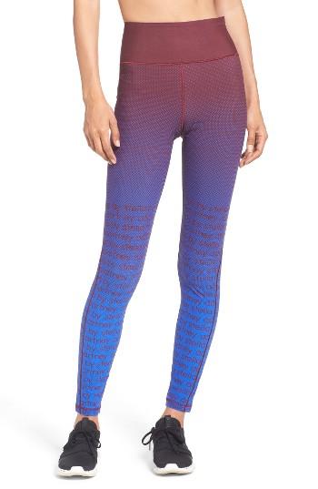 Women's Adidas By Stella Mccartney Training Tights - Burgundy