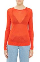 Women's Topshop Boutique Sheer Sweater Us (fits Like 2-4) - Red