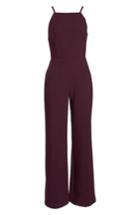 Women's French Connection Whisper Halter Neck Jumpsuit - Red