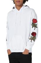 Men's Topman Embroidered Applique Hoodie - White