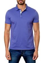 Men's Jared Lang Polo, Size - Purple