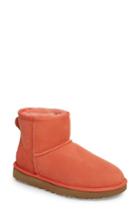 Women's Ugg 'classic Mini Ii' Genuine Shearling Lined Boot M - Orange