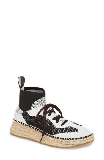Women's Alexander Wang Dakota Espadrille Sock Sneaker Us / 38eu - Black