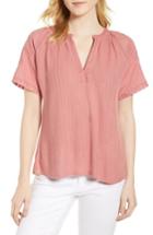Women's Lucky Brand Floral Sleeve Top - Pink