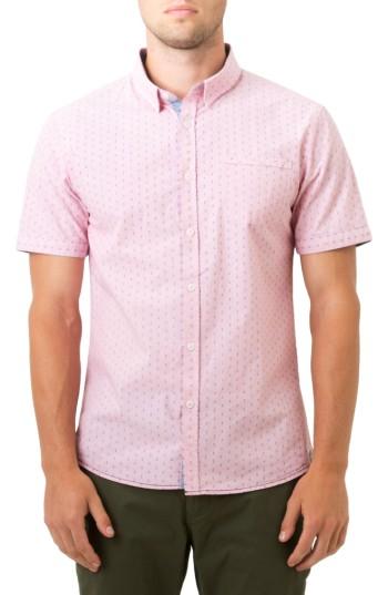 Men's 7 Diamonds Automation Woven Shirt - Pink