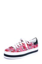 Women's Alice + Olivia X Keith Haring Ezra Flatform Sneaker M - Red