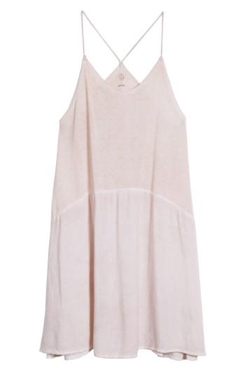 Women's Treasure & Bond Oil Wash Tank Dress - Pink
