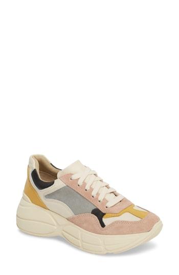 Women's Steve Madden Memory Platform Wedge Sneaker .5 M - Pink