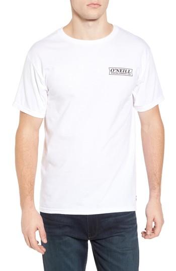 Men's O'neill Teamsters Logo Graphic T-shirt, Size - White