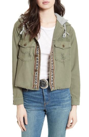 Women's Free People Weekend Wanderer Military Jacket