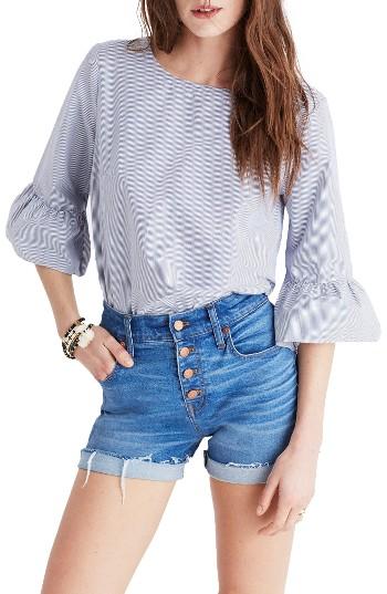 Women's Madewell Sonia Bell Sleeve Blouse