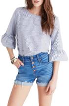Women's Madewell Sonia Bell Sleeve Blouse