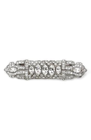 Women's Ben-amun Art Deco Crystal Brooch