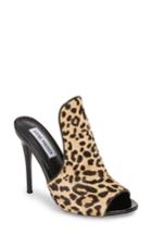 Women's Steve Madden Sinful Genuine Calf Hair Mule .5 M - Brown