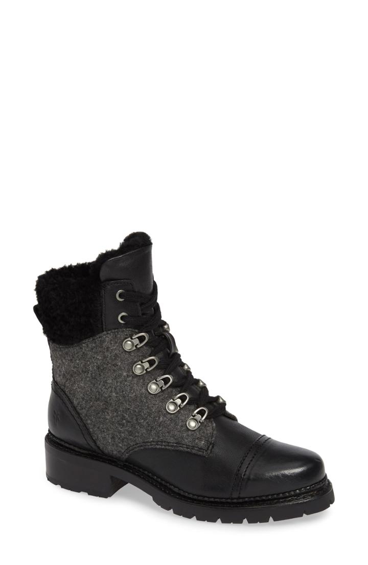 Women's Frye Samantha Hiker Boot .5 M - Black