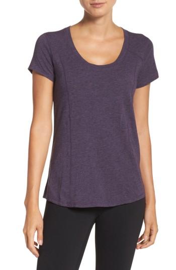Women's Zella 'siesta' Studio Tee - Purple
