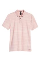 Men's Boss Pelham Space Dyed Slim Fit Polo - Red