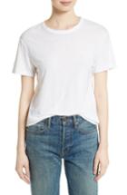 Women's Vince Distressed Tee - White