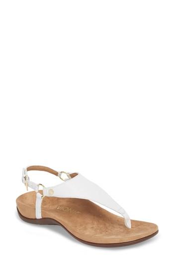 Women's Vionic Kirra Orthaheel Sandal M - White