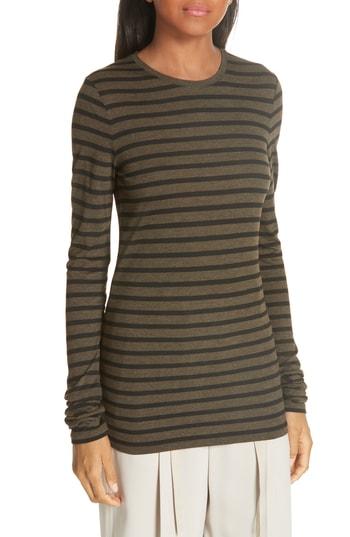Women's Vince Heather Stripe Top - Green