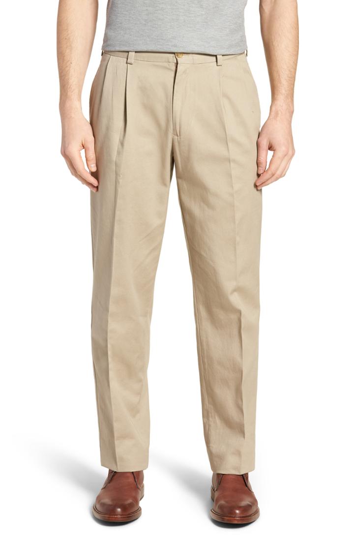 Men's Bills Khakis M2 Classic Fit Pleated Vintage Twill Pants