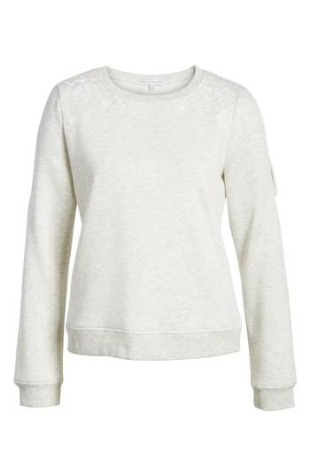 Women's Rebecca Minkoff Jenn Sweatshirt, Size - Grey