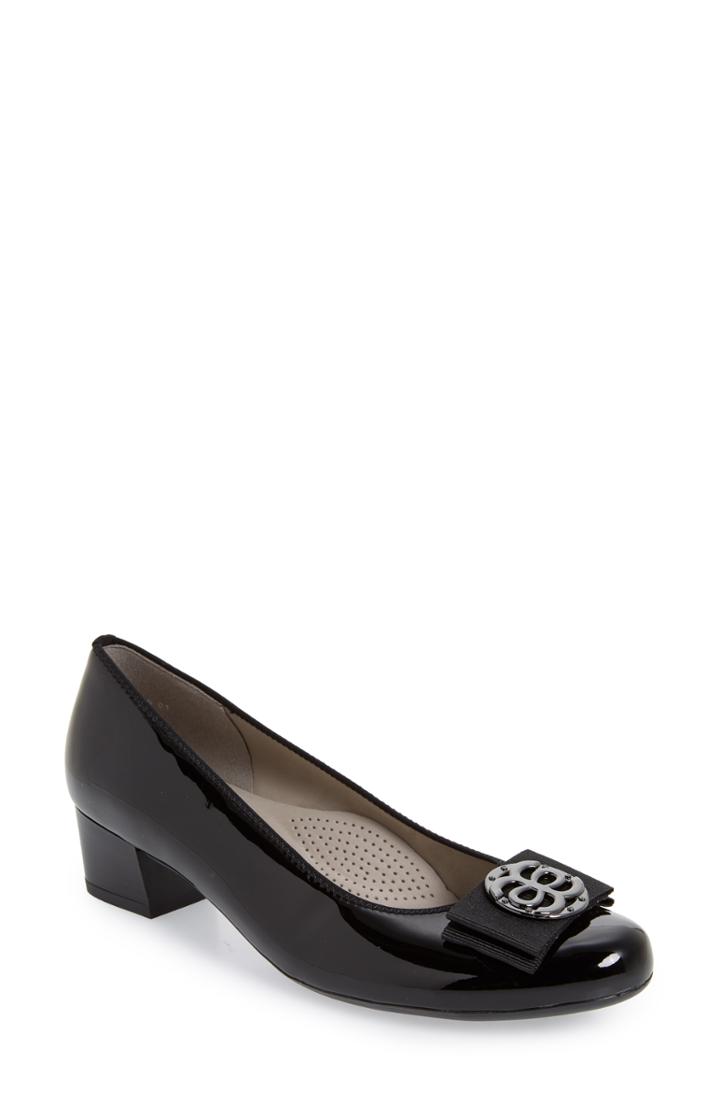 Women's Ara Nicolette Pump .5 M - Black